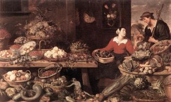 Frans Snyders : Fruit And Vegetable Stall
